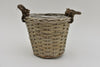 Ear pot reed with jute ears 22x18cm Gray