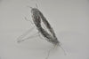 Salim boekethouder ''rond'' 15cm  White-Wash