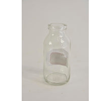 Box of 48 Bottles round glass clear D5 H10cm