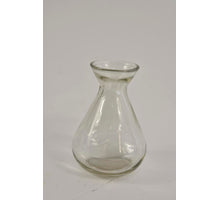 Bottle glass BALI clear D7 H10cm