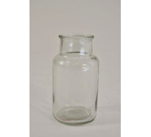 Bottle glass AMBON clear D7 H13cm