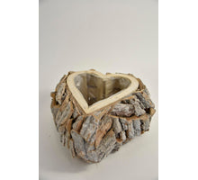 Schors planter Willy Hartvorm S 26x24x11cm naturel