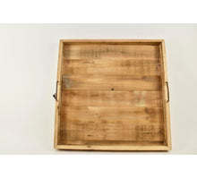 Zinkwanne mit Griffen pastellblau D22.5 H11cm