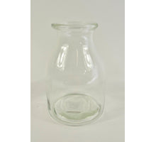 Dallas clear glass vase D12 H18cm