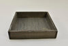 Wooden tray square grey-wash 20x20x4cm