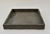 Wooden tray square grey-wash 30x30x4cm