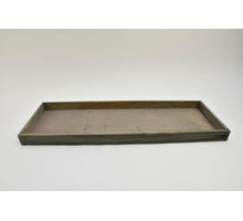 Wooden tray rectangular grey-wash 60x20x4cm