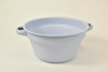 Zinken teil met handvaten pastelblauw D19 H10cm