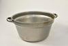 Zinken teil met handvaten oldlook D21 H11cm