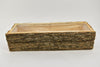 Wooden tray RH "bark" 50x17x11cm natural
