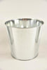 Zinc bucket round natural D21 H19cm