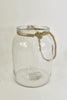 Glass container "Roelof" with rope D16 H20cm