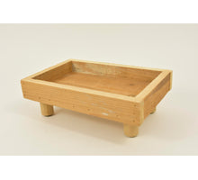 Houten tray ''Henk'' 25x16x8cm naturel