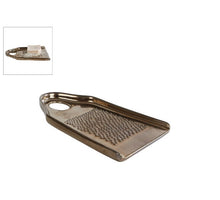 Rasp keramiek oudgoud 14,5x9x1,2cm