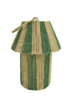 Jute Lantern Jet Green/Natural D21 H28/41cm