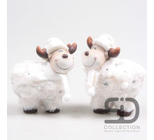 ELAND TERRACOTTA STAAND ZOE & GUS 11.5X7X14 CM ASSORTIE - PER STUK