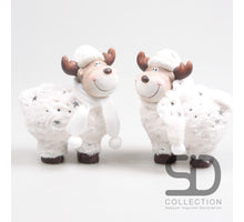 ELAND TERRACOTTA STAAND ZOE & GUS 16X9X18.5 CM ASSORTIE - PER STUK