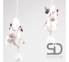 ELAND HANGEND ZOE & GUS 7X5X18 CM ASSORTIE - PER STUK