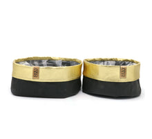 Sizo paper scale black/gold edge Ø 20 H10 cm