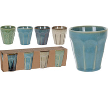 BEKER PORSELEIN 250ML SET 4 STUKS