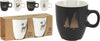 SET/2 BEKERS AARDEWERK ''KERST'' 150ML 5,07 OZ. 4 ASSORTIE