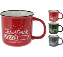 CUP NEW BONE PORCELAIN ''XMAS'' 200ML 3 ASSORTION