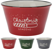 SCHAAL NEW BONE PORSELEIN ''XMAS'' 500ML 3 ASSORTIE