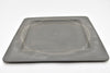 Plat bord vierkant Grijs 40x40x2cm