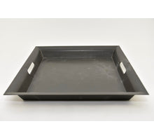 Dienblad vierkant grijs groot 43x43x5cm