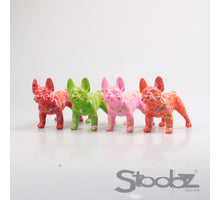 DOG FRENCH BULL STOOBZ 4 ASS F/R/G/O SPRAY 16 CM