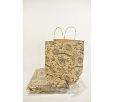 Draagtas ''ABBY'' kraft 26x16x27cm 25 stuks gedraaid handvat