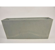 Bak rechthoek ''Keulen'' 56x17x24cm Lichtgrijs (met dop, gat in bodem) zwaar kunststof