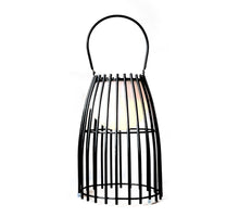 TJILLZ Moonie Black-S 17,5x25cm LED metalen lamp USB oplaadbaar