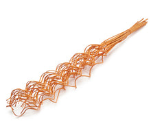Willow spiral 90cm frosted salmon 25pcs