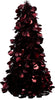 BOOM TINSEL D19 H46CM DONKER ROOD