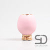 EI CEMENT MET VOETJES 7.5X7.5X10 CM ROSE