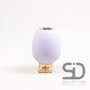 CEMENT EGG WITH FEET 10X10X15 CM LILAC