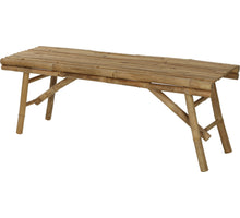 BANK VOUWBAAR BAMBOE NATUREL 118X38X44CM