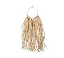 Raffia wall decor 18x70cm + beads