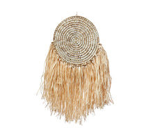 Raffia wall decor 35x80cm