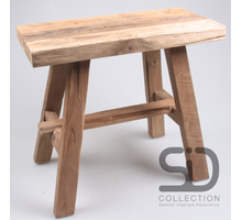HOUTEN BANK RECYCLED TEAK 50X25X45 CM
