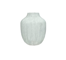 Vase Polyresin White 16x16x18cm