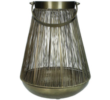 Lantern Metal Gold 21x21x28cm