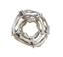 Vine Wreath Open 30cm White-Wash