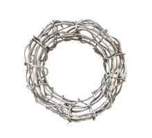 Vine Wreath Open 65cm White-Wash