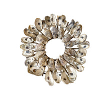 Oyster shell Wreath Natural 52x5cm