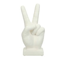 Ornament Hand Fine Earthenware White 10x9x21.5cm