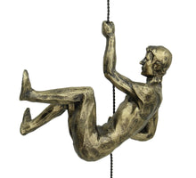 Ornament Figure Polyresin Gold 14x9x19cm