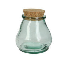 Canister recycled Glass Clear 10x10x10cm