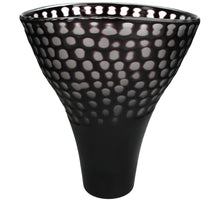 Vase Glass Black 33x26x38cm
